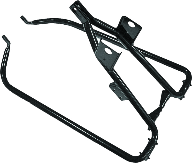 HARDDRIVE Saddlebag Support Kit Black FLH/FLT Models 2009–2013 — 302266