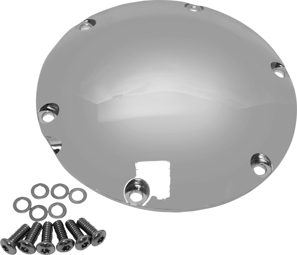HARDDRIVE Dome Derby Cover Chrome XL 2004–2020 — 37-072