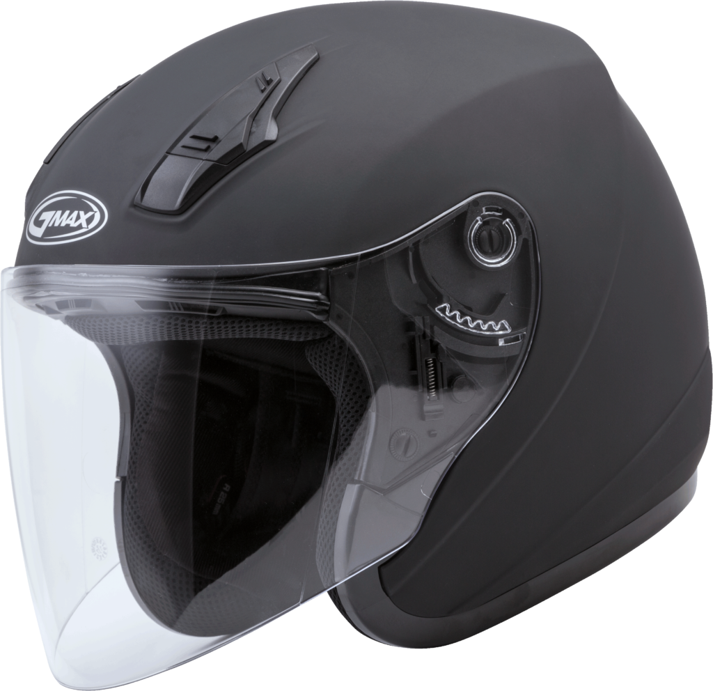 GMAX OF-17 Open-Face Helmet – Matte Black