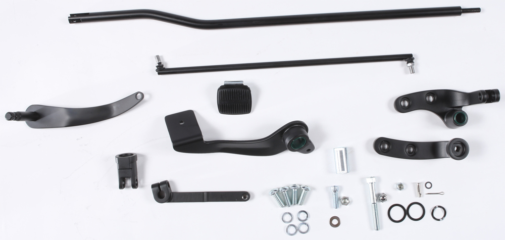 HARDDRIVE Forward Controls Dyna 06-17 Black — 121023