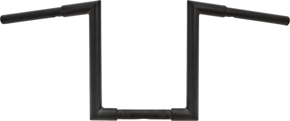 HARDDRIVE H-Bar Z-Bar 1 1/4" 12" Rise Satin Black — 21-356SB