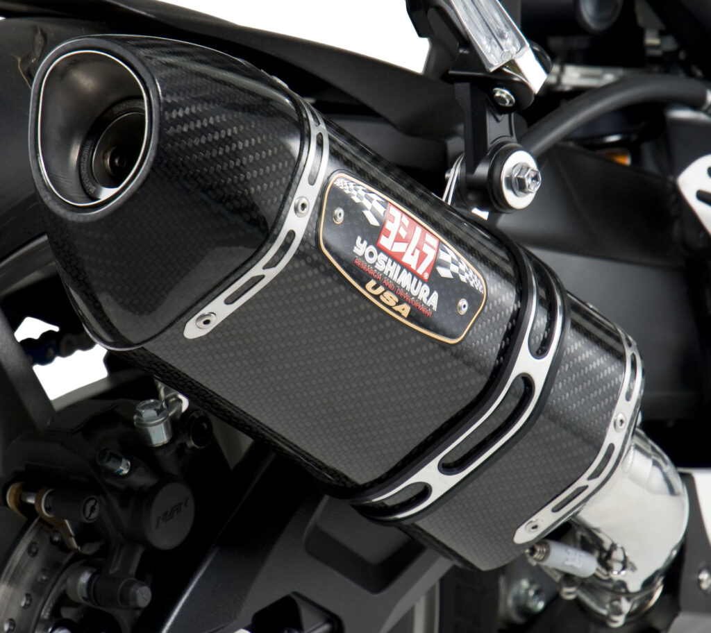 YOSHIMURA Exhaust Street R-77 Slip-On Ss-Cf-Cf — 1160020220
