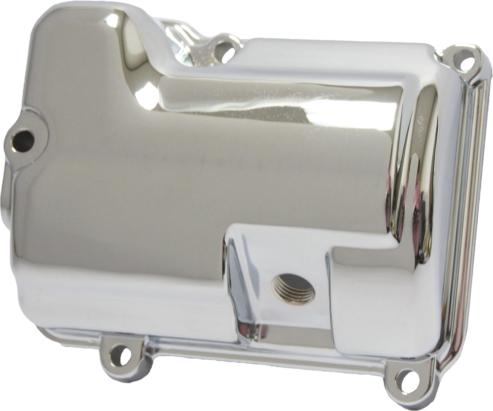 HARDDRIVE Trans Top Cover Chrome 5 Speed Big Twin 87-99 Except Fx — 68-413A