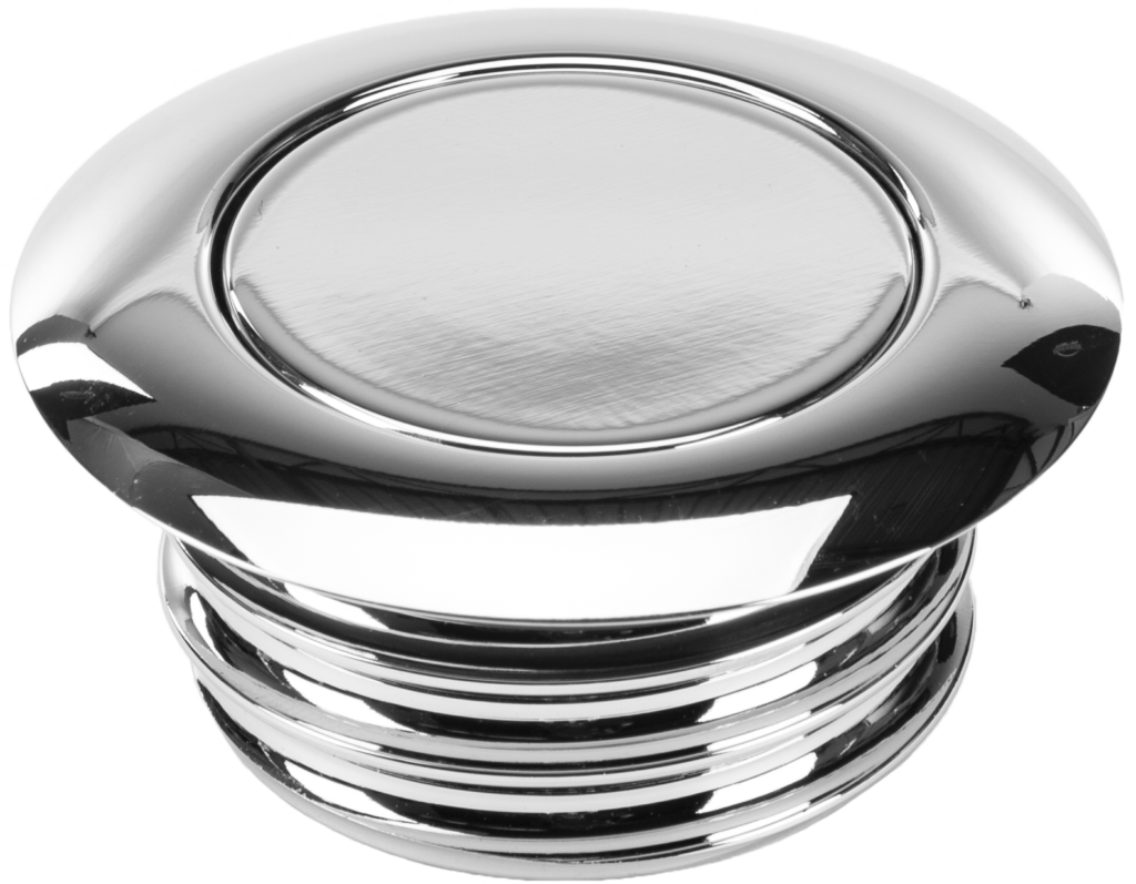 HARDDRIVE Pop-Up Cap Vented Rh Chrome — 012307