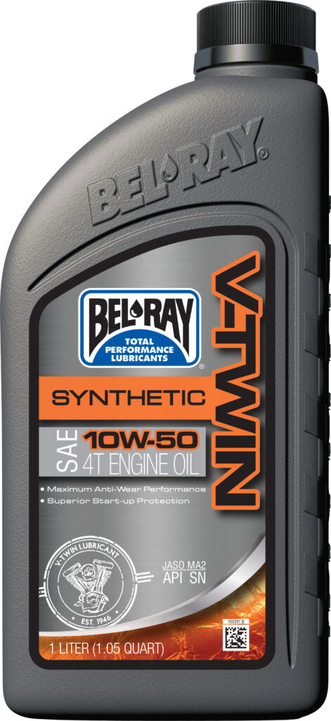 BEL-RAY V-Twin Synthetic Oil 10W-50 1L (Sold Each)