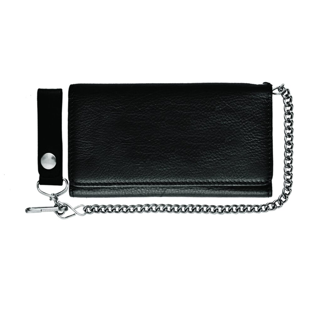 Unik Black Snap Chain Wallet — 9086.00