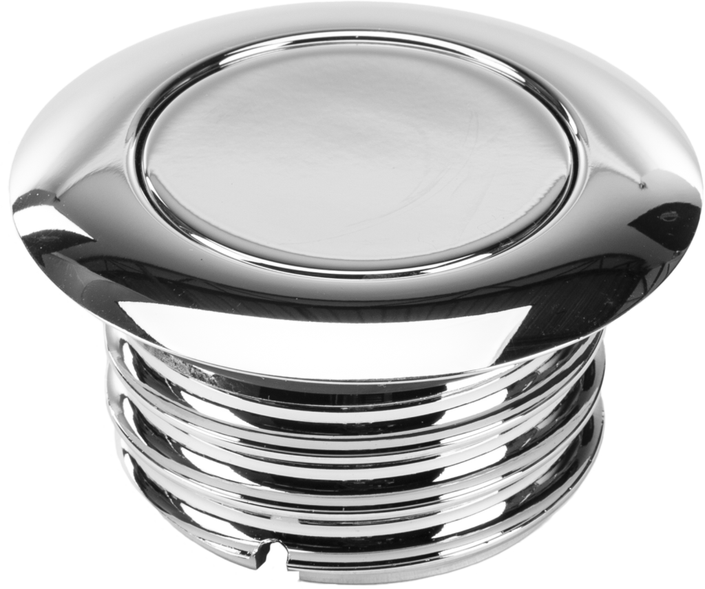 HARDDRIVE Pop-Up Cap Vented Rh Chrome — 012305