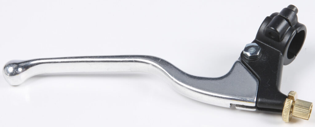 FIRE POWER Brake Lever Assembly W/Perch Silver W/Black Perch — 020-0321