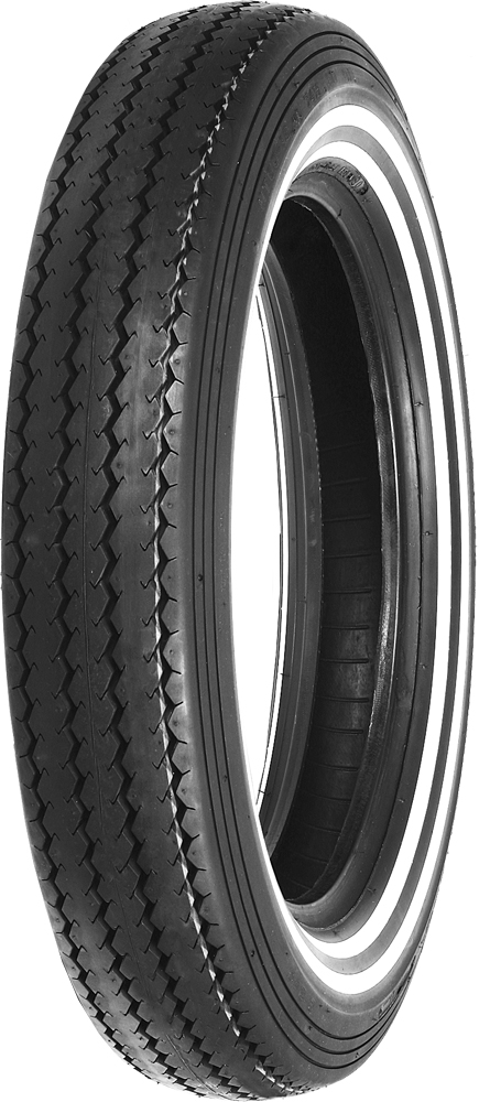Shinko Classic 240 Front/Rear Tire — MT90-16 74H, Double White Wall, Whitewall
