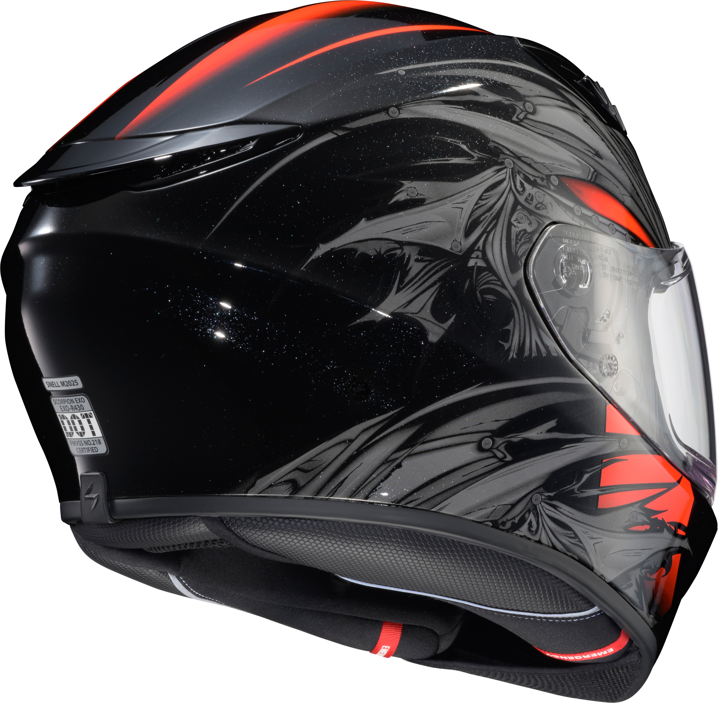 SCORPION EXO EXO-R430 WYVERN Full-Face Helmet — Black/Red