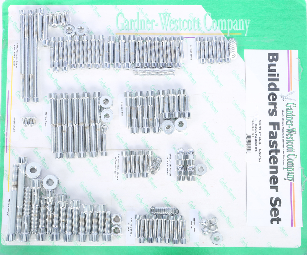GARDNERWESTCOTT Big Twin Builder Set 09-16 Touring Models — P-GW-72-A
