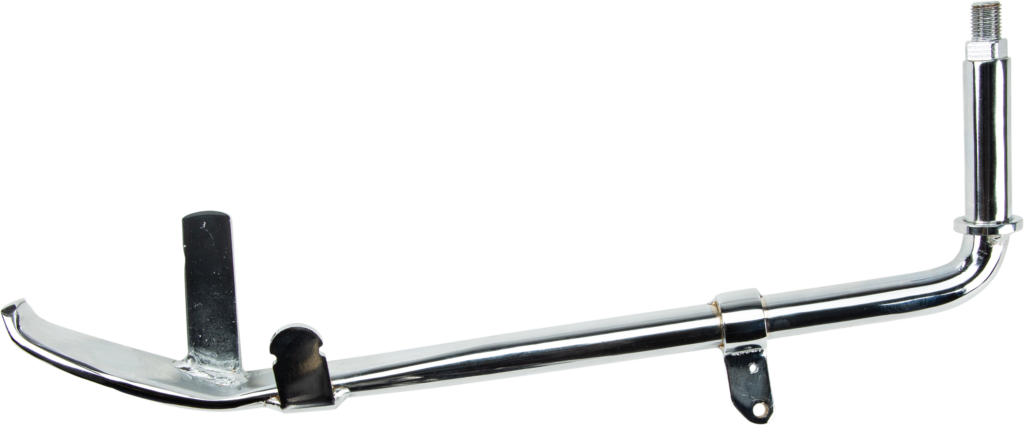 HARDDRIVE Kickstand 1" Under Stock Chrome FLH 1999–2006 — 055171