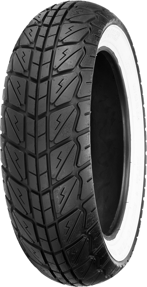 Shinko Sr723 Front Tire — 110/70-11 45P, White Wall, Whitewall
