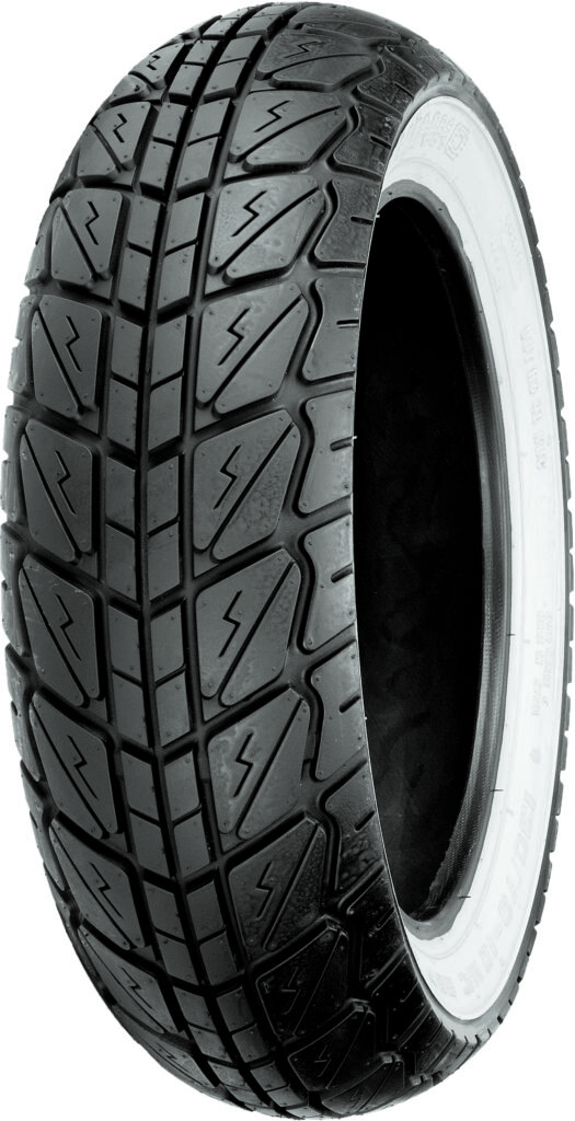 Shinko Sr723 Front/Rear Tire — 110/70-12 47P, White Wall, Whitewall