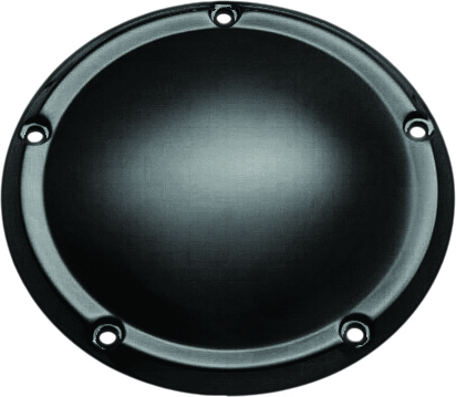 HARDDRIVE Smooth Derby Cover Satin Black Touring 2016 and later — 302901