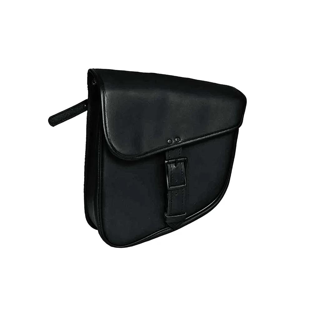 Unik Black PVC Left-Side Swingarm Bag — 9565.00