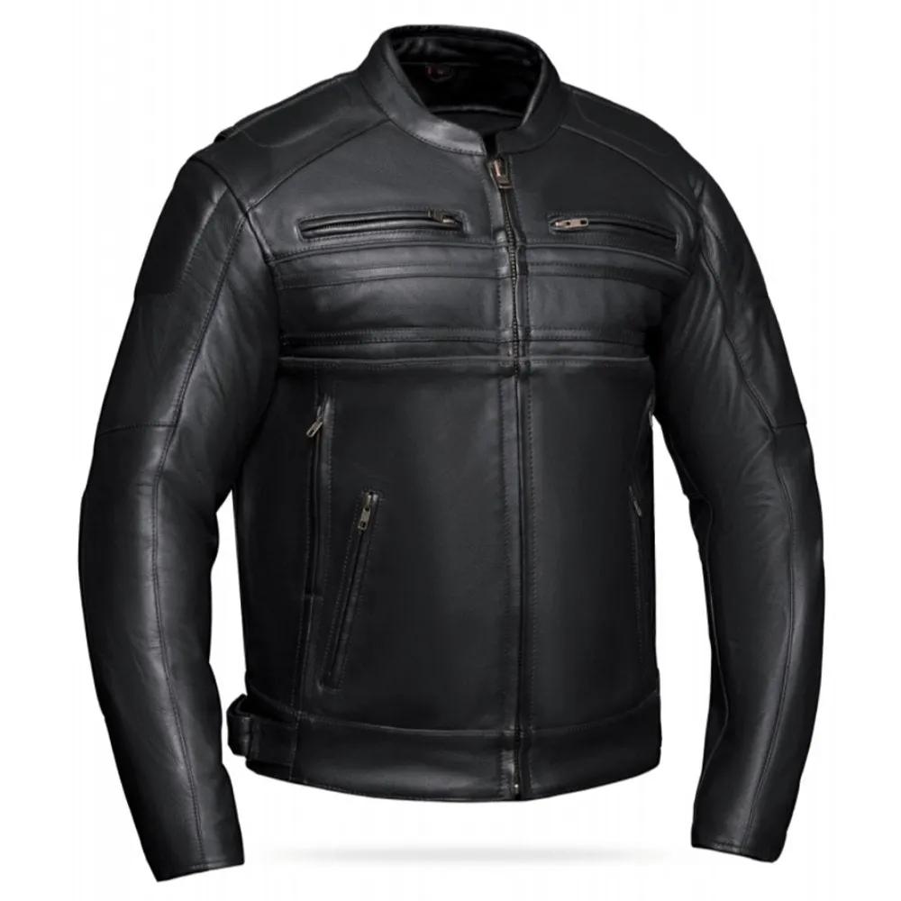 Alter Ego Grizzly Men's Leather Motorcycle Jacket