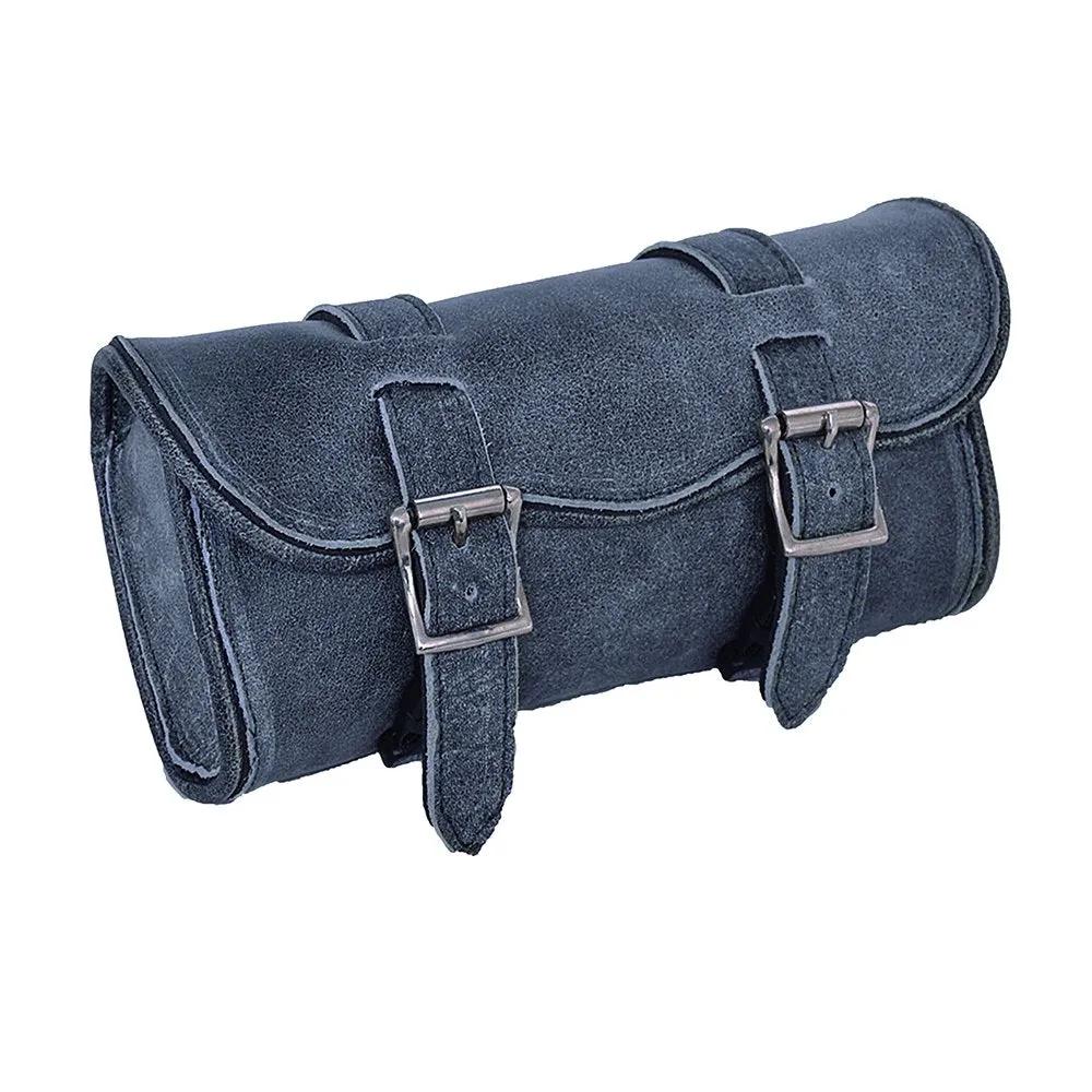 Unik Gray Leather Tool Bag — 9658.GN