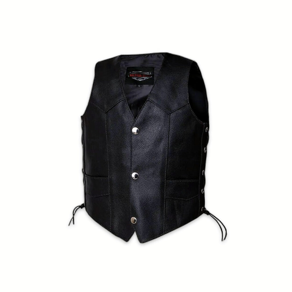 Alter Ego Boys Premium Leather Vest – Classic Style