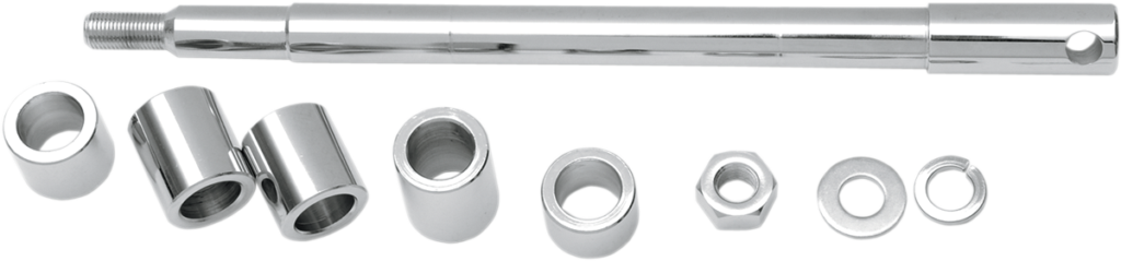 Drag Specialties Axle Kit - Front - Chrome - '86-'99 Softail