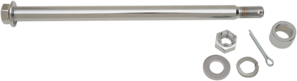 Drag Specialties Axle Kit - Rear - Chrome - '73-'84 Harley-Davidson