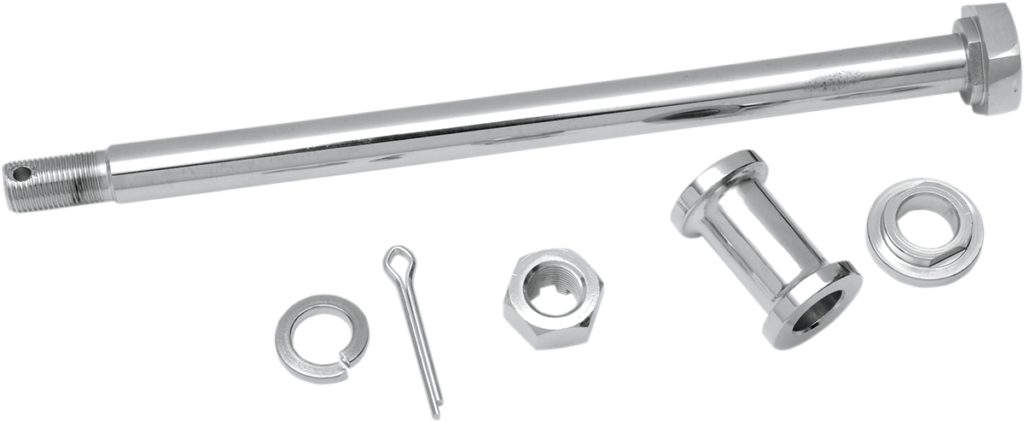 Drag Specialties Axle Kit - Rear - Chrome - '52-'78 Harley-Davidson