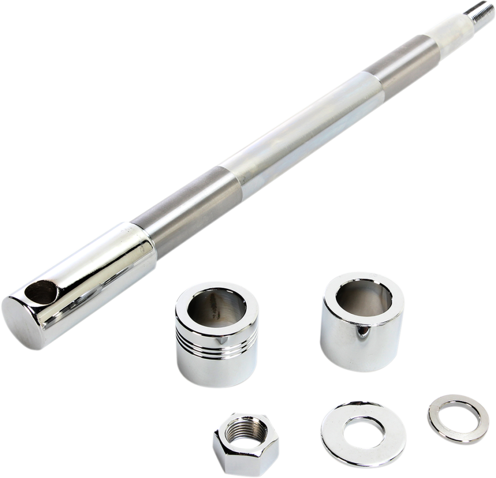 Drag Specialties Axle Kit - Front - Chrome - '00-'06 Softail/Dyna