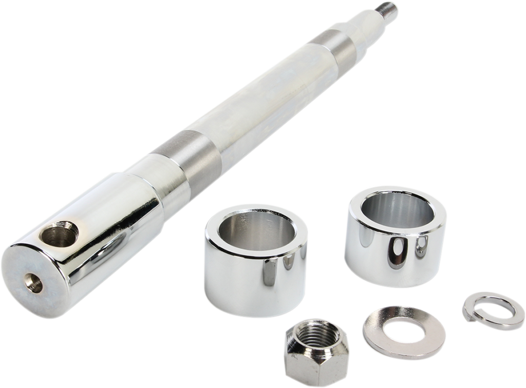 Drag Specialties Axle Kit - Front - Chrome - '00-'07 Touring