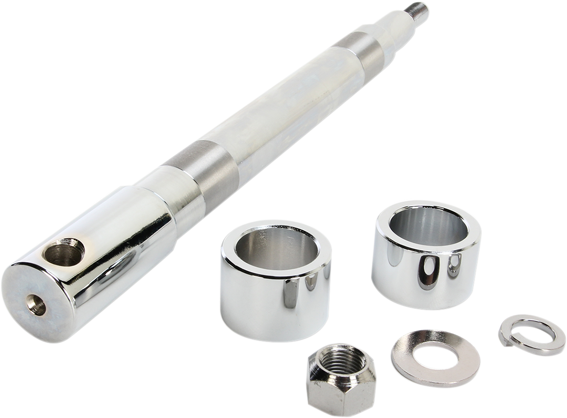 Drag Specialties Axle Kit - Front - Chrome - '00-'07 Touring