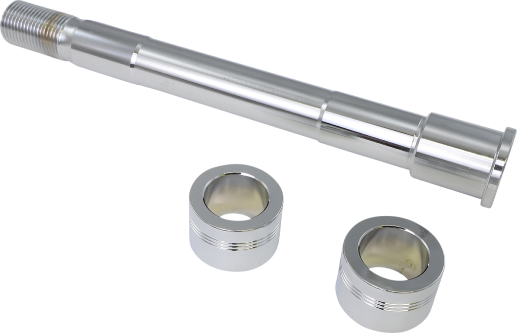 Drag Specialties Axle Kit - Front - Chrome - '18-'25 Low Rider/Street Bob