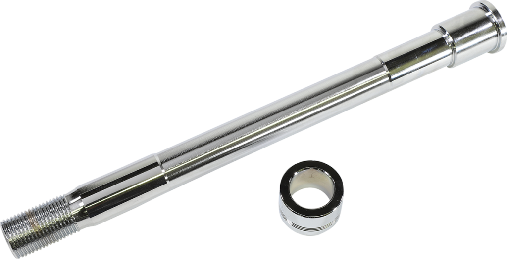 Drag Specialties Axle Kit - Front - Chrome - '18-'26 Fat Boy