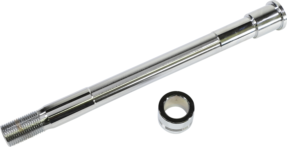 Drag Specialties Axle Kit - Front - Chrome - '18-'26 Fat Boy