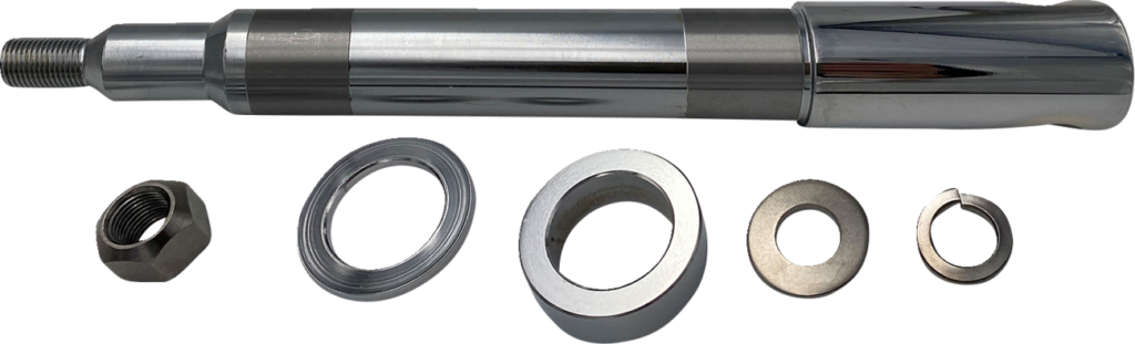 Drag Specialties Axle Kit - Front - Chrome - '04-'05 Dyna