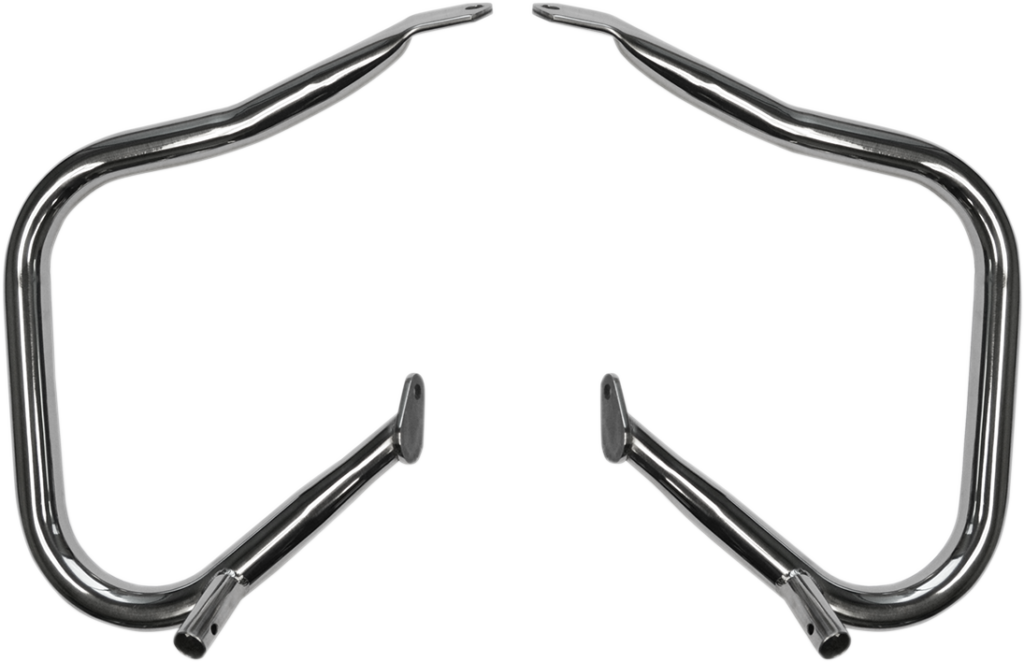 Drag Specialties Rear Saddlebag Bars - Chrome - HD Touring/Trike '14-'21 (Pair)
