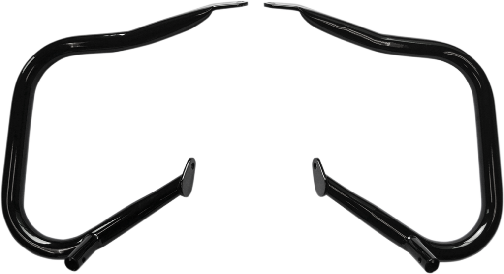 Drag Specialties Rear Saddlebag Bars - Black - HD Touring/Trike '14-'21 (Pair)
