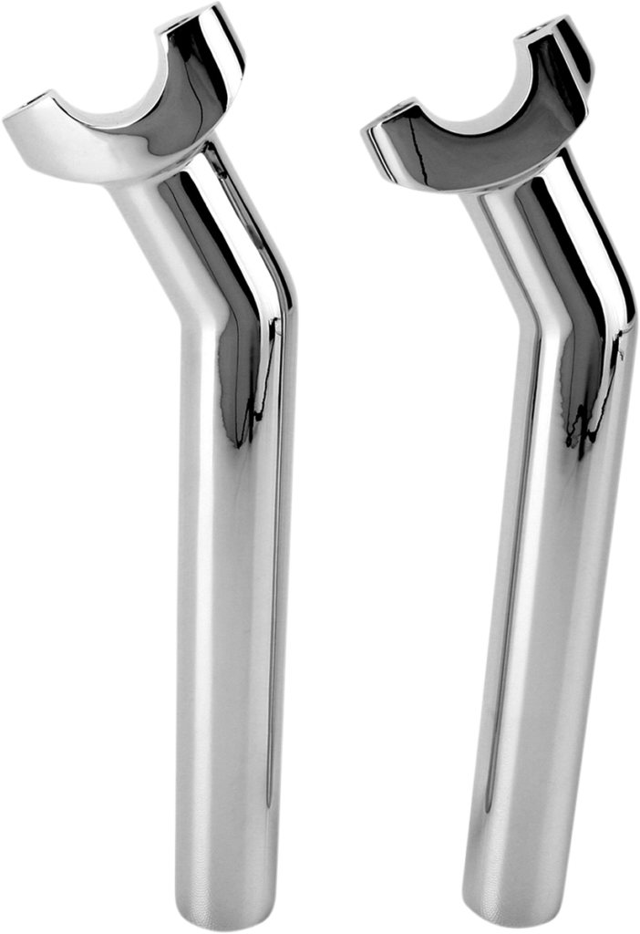 Drag Specialties Forged Aluminum Handlebar Risers - Pullback - 8-1/2" - Chrome (Pair)