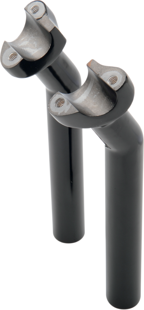 Drag Specialties Forged Aluminum Handlebar Risers - Pullback - 8-1/2" - Black (Pair)