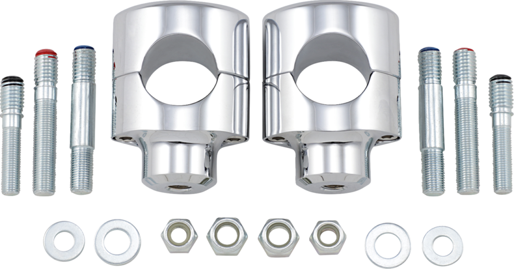 Drag Specialties Big Buffalo Handlebar Risers - 1-1/2" - Chrome (Pair)