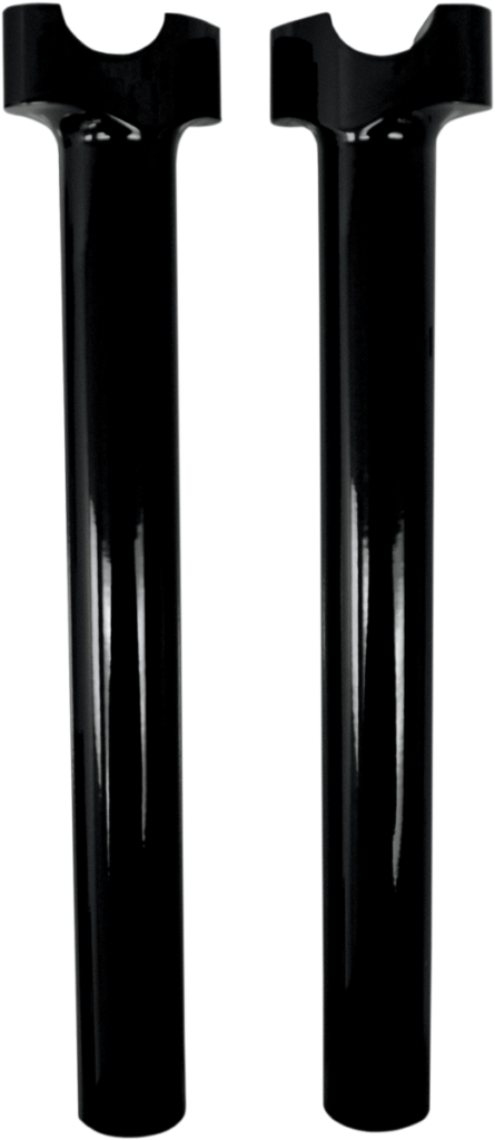Drag Specialties Buffalo Billet Aluminum Handlebar Risers - 12" - Black (Pair)