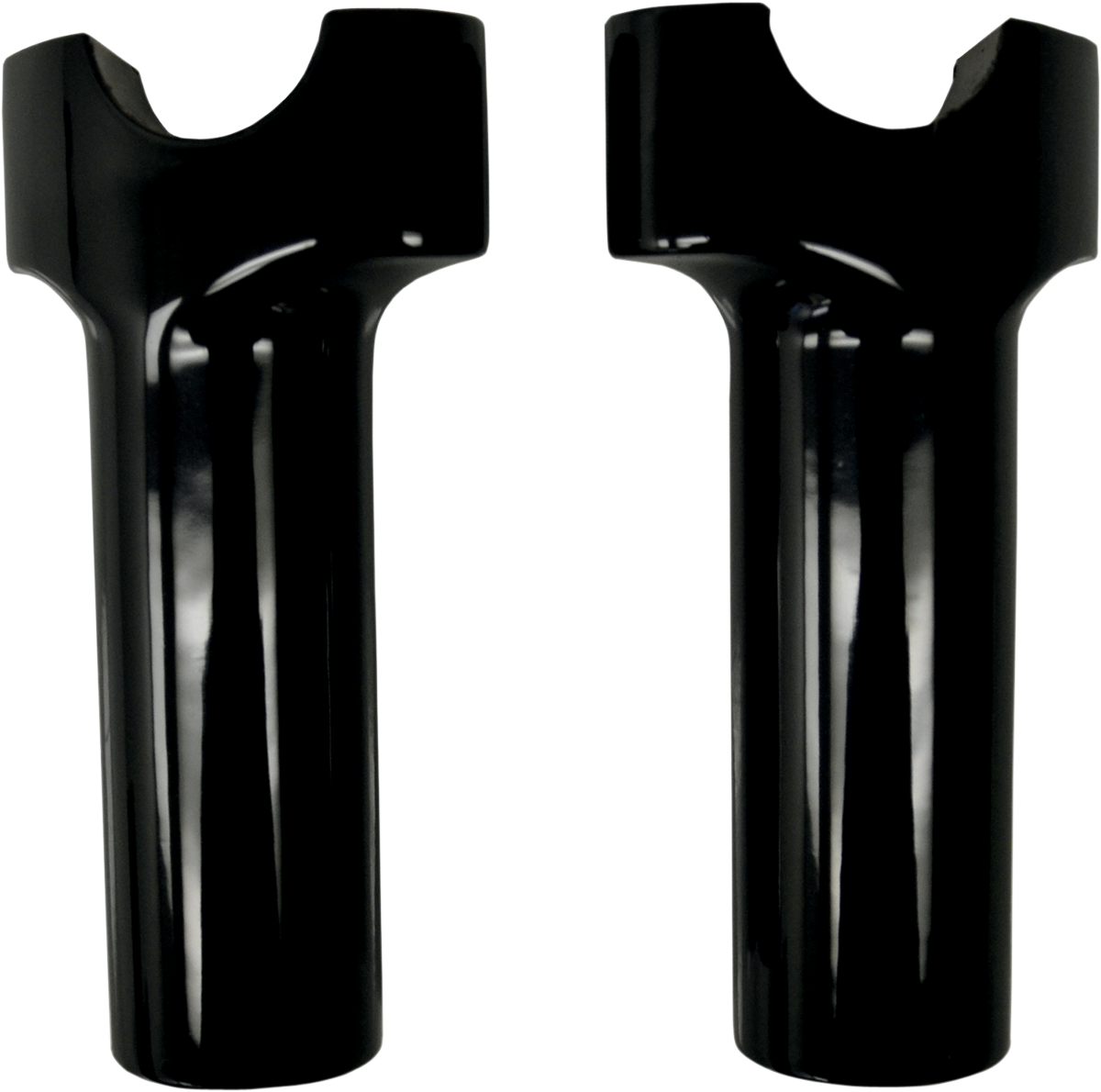 Drag Specialties Buffalo Billet Aluminum Handlebar Risers - 4" - Black (Pair)