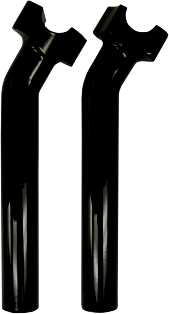 Drag Specialties Buffalo Billet Aluminum Handlebar Risers - 9-1/2" - Black (Pair)
