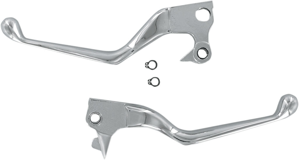 Drag Specialties Wide Blade Lever Set - Chrome (Pair)