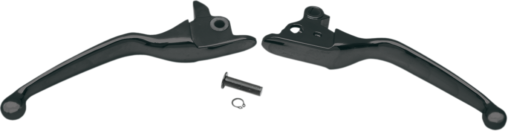 Drag Specialties Wide Blade Lever Set - Black (Pair)