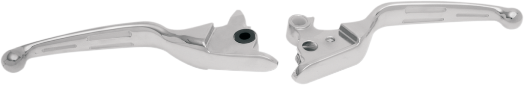 Drag Specialties Slotted Wide Blade Lever Set - Chrome (Pair)