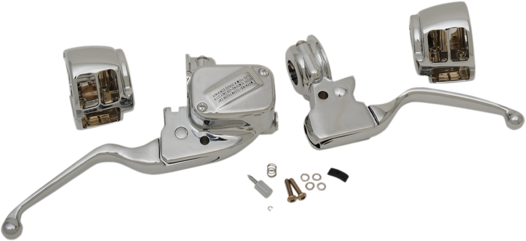 Drag Specialties Handlebar Control Kit with Mechanical Clutch - '15+ Softail