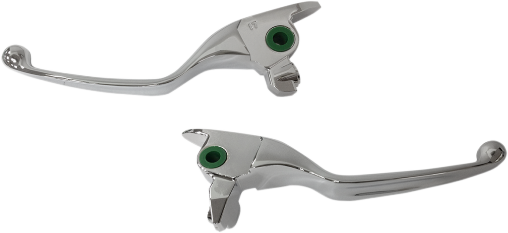 Drag Specialties Wide Blade Lever Set - Chrome (Pair)