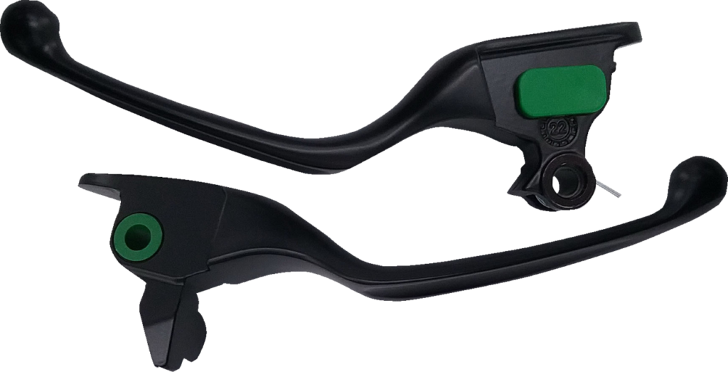 Drag Specialties Wide Blade Lever Set - Black (Pair)