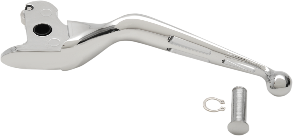 Drag Specialties Slotted Wide Blade Replacement Clutch Lever - Chrome