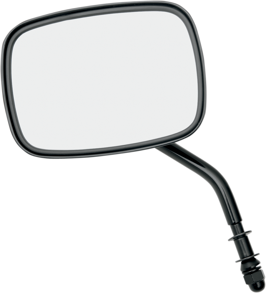 Drag Specialties Mirror - Die-Cast - Side View - Standard - Black - Left/Right