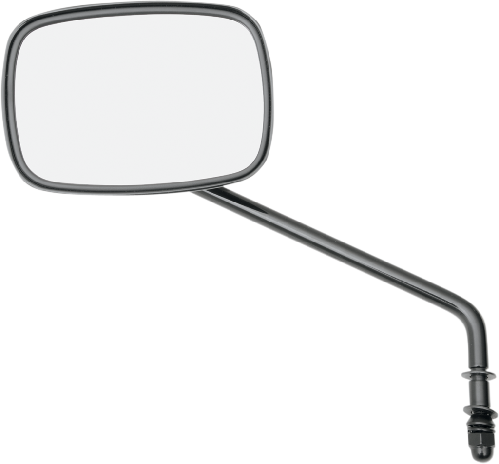 Drag Specialties Mirror - Die-Cast - Side View - Low Rider - Black - Left/Right